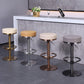 Industrial Leather Bar Stool Adjustable Backless Counter Stool for Bristol