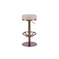 Industrial Leather Bar Stool Adjustable Backless Counter Stool for Bristol