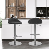 Modern Bar Stool Leather Adjustable Height Counter Stool for Bristol