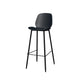 Metal Low Back Dining Stools Contemporary Armless Bar Stools with Footrest Black 1 Piece Clearhalo 'Bar Furniture' 'Bar Stools' 'bar_stools' 'furn' 'furn_bar_stools' 'Furniture' 'Kitchen & Dining Furniture' 6662024