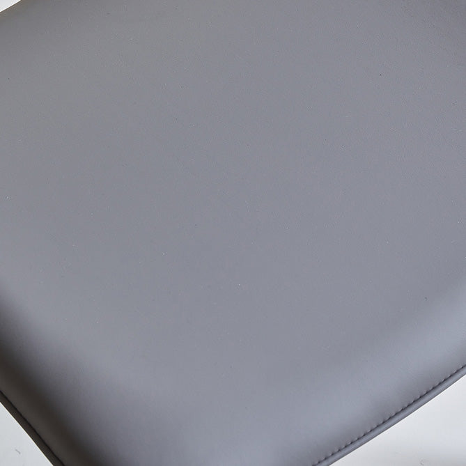 Industrielle armlose Küche Essnetzstuhl Kunstleder Seitenstuhl