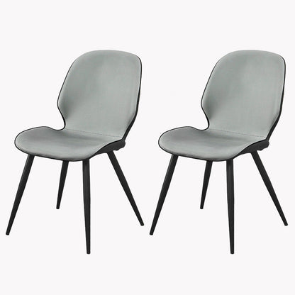 Armless Kitchen Dining Side Chair Industrial Wingback Side Chair