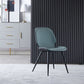 Armless Kitchen Dining Side Chair Industrial Wingback Side Chair