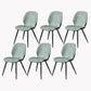 Armless Kitchen Dining Side Chair Industrial Wingback Side Chair
