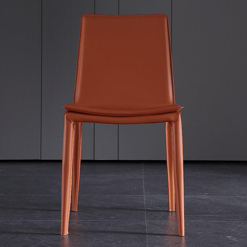 Contemporary Home Side Chair Upholstered Armless Dining Chair