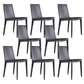 Contemporary Home Side Chair Upholstered Armless Dining Chair