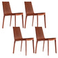 Contemporary Home Side Chair Upholstered Armless Dining Chair