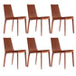 Contemporary Home Side Chair Upholstered Armless Dining Chair