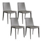 Contemporary Home Side Chair Upholstered Armless Dining Chair