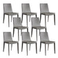 Contemporary Home Side Chair Upholstered Armless Dining Chair