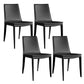 Contemporary Home Side Chair Upholstered Armless Dining Chair