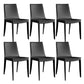 Contemporary Home Side Chair Upholstered Armless Dining Chair