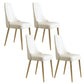 Kitchen Home Glam Chair Sedia da pranzo senza braccioli con imbottitura