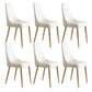 Kitchen Home Glam Chair Sedia da pranzo senza braccioli con imbottitura