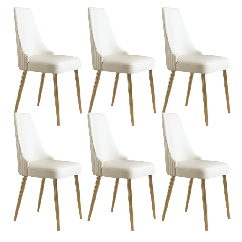 Kitchen Home Glam Chair Sedia da pranzo senza braccioli con imbottitura