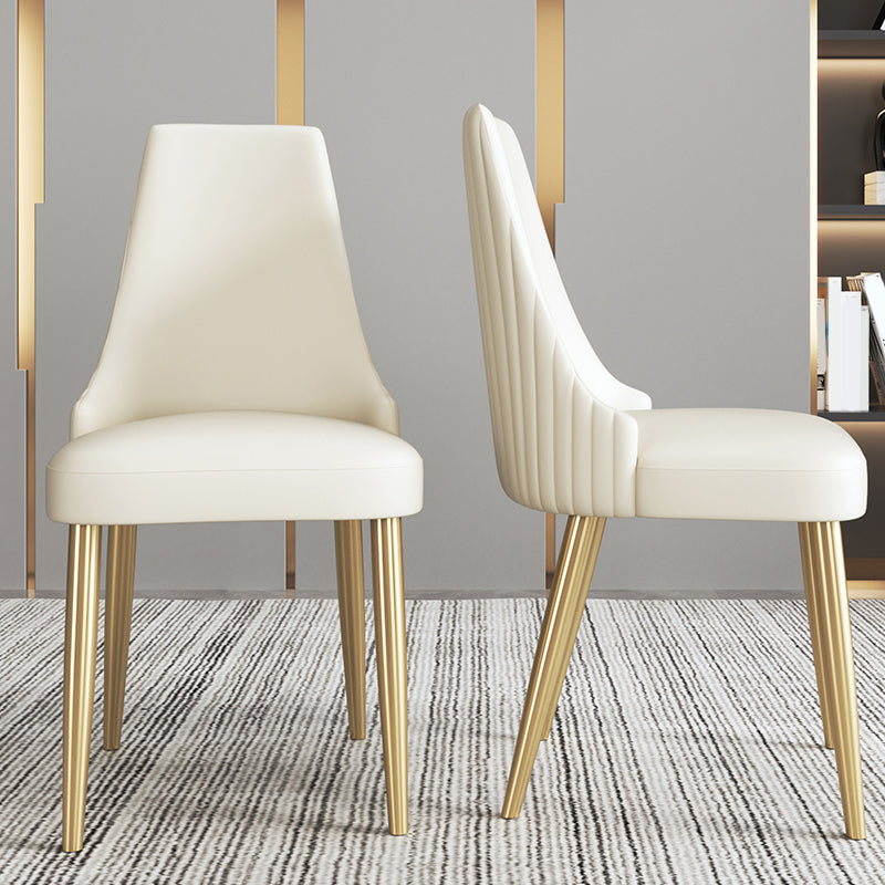Kitchen Home Glam Chair Sedia da pranzo senza braccioli con imbottitura