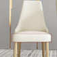 Kitchen Home Glam Chair Sedia da pranzo senza braccioli con imbottitura