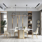 Kitchen Home Glam Chair Sedia da pranzo senza braccioli con imbottitura