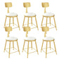 Glam Armless Kitchen Dining Side Chair Open Back Dining Side Chair 6 Piece Set Clearhalo 'Dining Chairs' 'Dining Tables & Seating' 'dining_chair' 'furn' 'furn_dining_chair' 'Furniture' 'Kitchen & Dining Furniture' 6662412