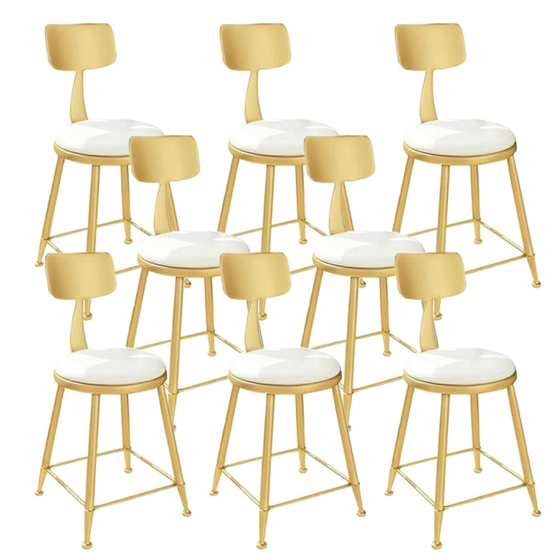 Glam Armless Kitchen Dining Side Chair Open Back Dining Side Chair 8 Piece Set Clearhalo 'Dining Chairs' 'Dining Tables & Seating' 'dining_chair' 'furn' 'furn_dining_chair' 'Furniture' 'Kitchen & Dining Furniture' 6662414