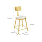 Glam Armless Kitchen Dining Side Chair Open Back Dining Side Chair Clearhalo 'Dining Chairs' 'Dining Tables & Seating' 'dining_chair' 'furn' 'furn_dining_chair' 'Furniture' 'Kitchen & Dining Furniture' 6662421