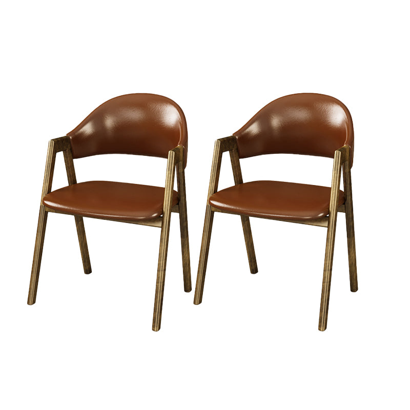 Sedie da pranzo in fux in pelle glam sedia da pranzo aperta