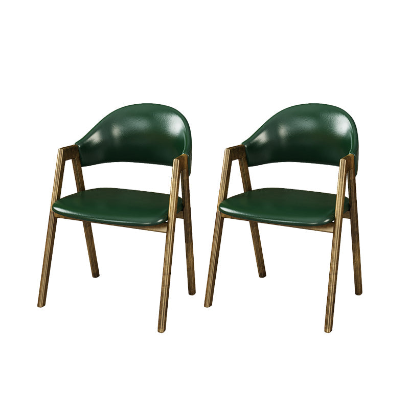 Sedie da pranzo in fux in pelle glam sedia da pranzo aperta