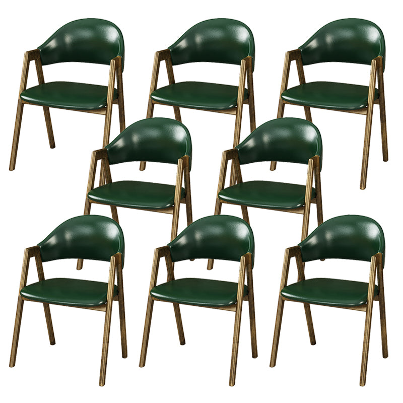 Sedie da pranzo in fux in pelle glam sedia da pranzo aperta