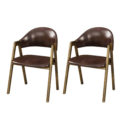 Sedie da pranzo in fux in pelle glam sedia da pranzo aperta