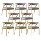 Dining Room Glam Chair Gold Legs Velvet Arm Chair with Upholstered