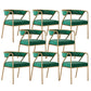 Dining Room Glam Chair Gold Legs Velvet Arm Chair with Upholstered