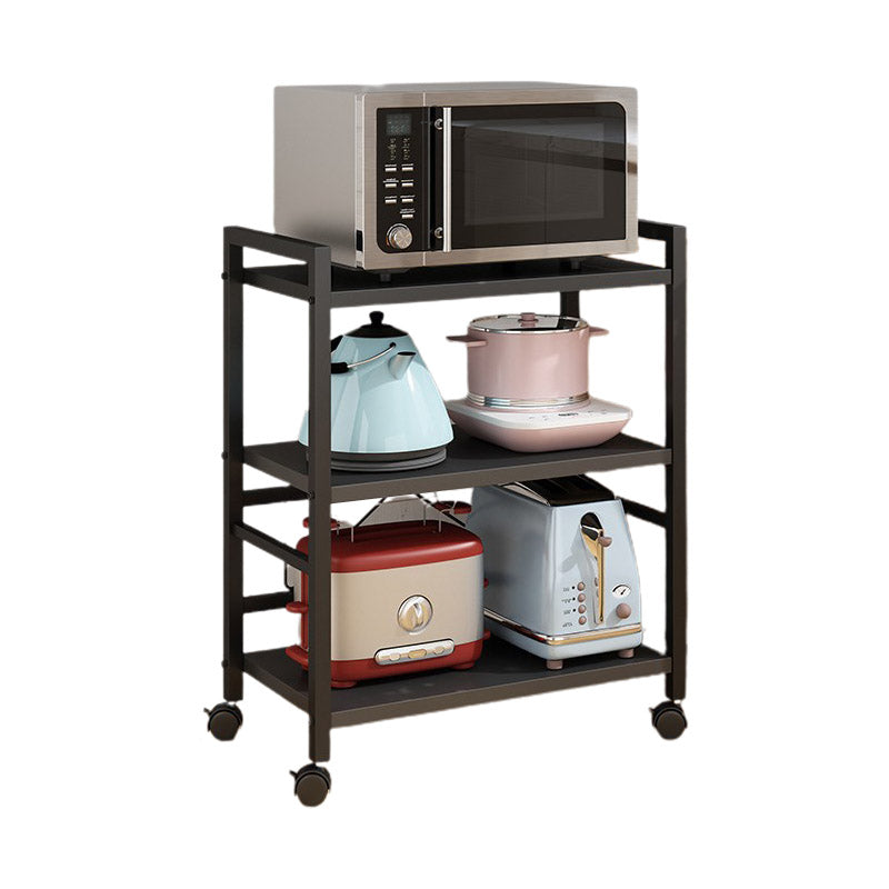 ダイニングルームメタル準備テーブルオープンストレージ長方形の準備テーブル