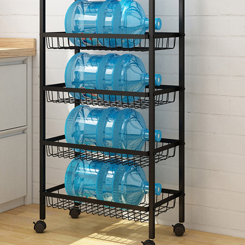 ダイニングルームメタル準備テーブルオープンストレージ長方形の準備テーブル