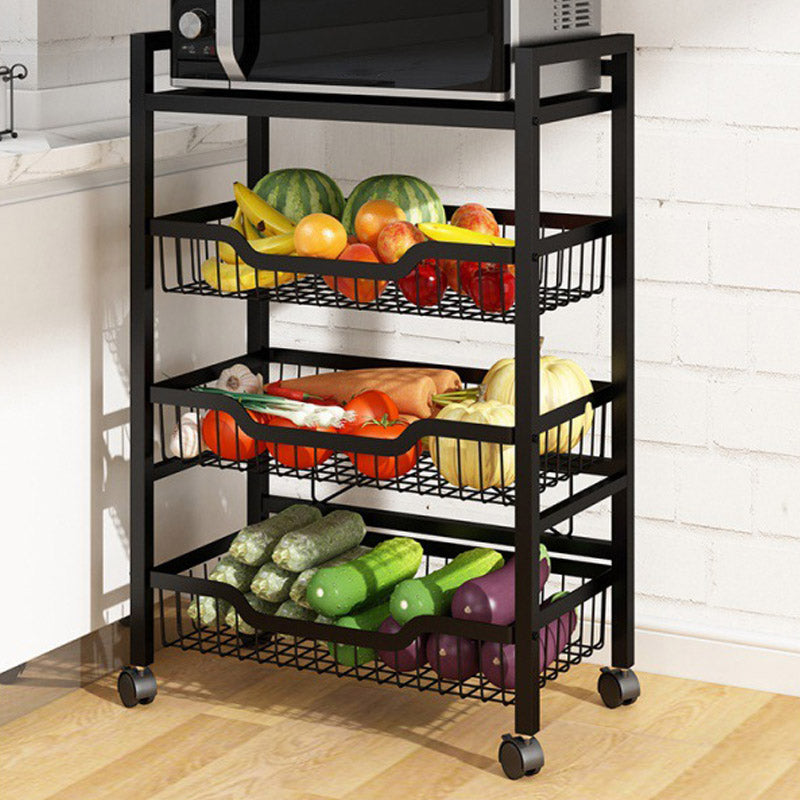 ダイニングルームメタル準備テーブルオープンストレージ長方形の準備テーブル