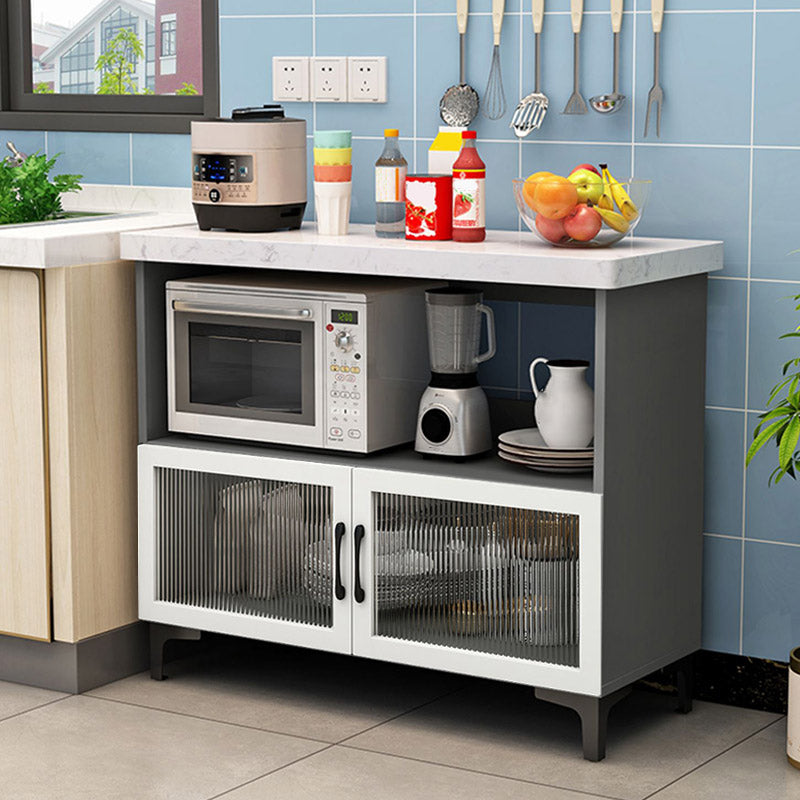 Moderne stijl keukeneiland tafel dubbelzijdig kast keukeneiland