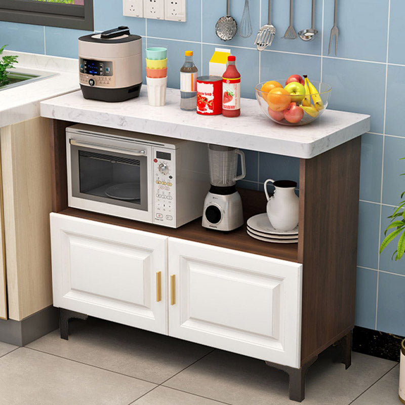 Moderne stijl keukeneiland tafel dubbelzijdig kast keukeneiland