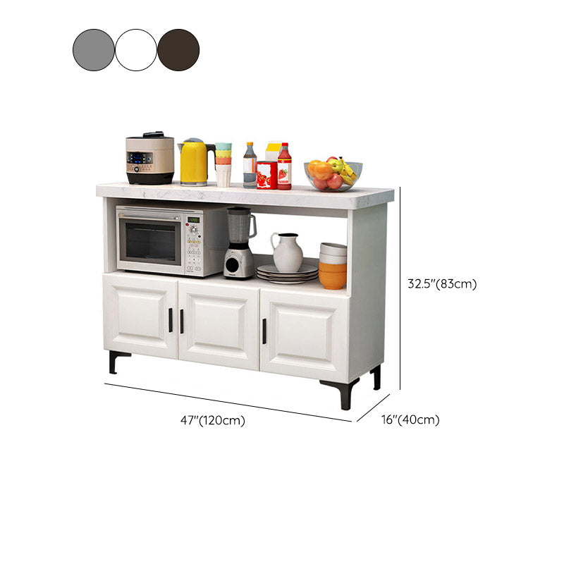 Moderne stijl keukeneiland tafel dubbelzijdig kast keukeneiland