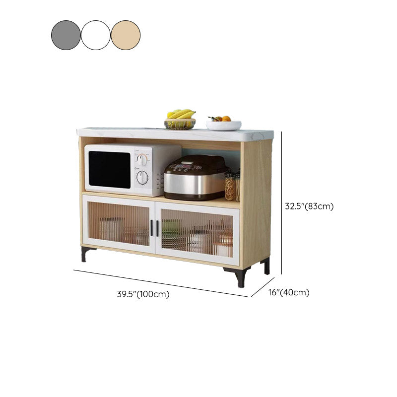 Moderne stijl keukeneiland tafel dubbelzijdig kast keukeneiland