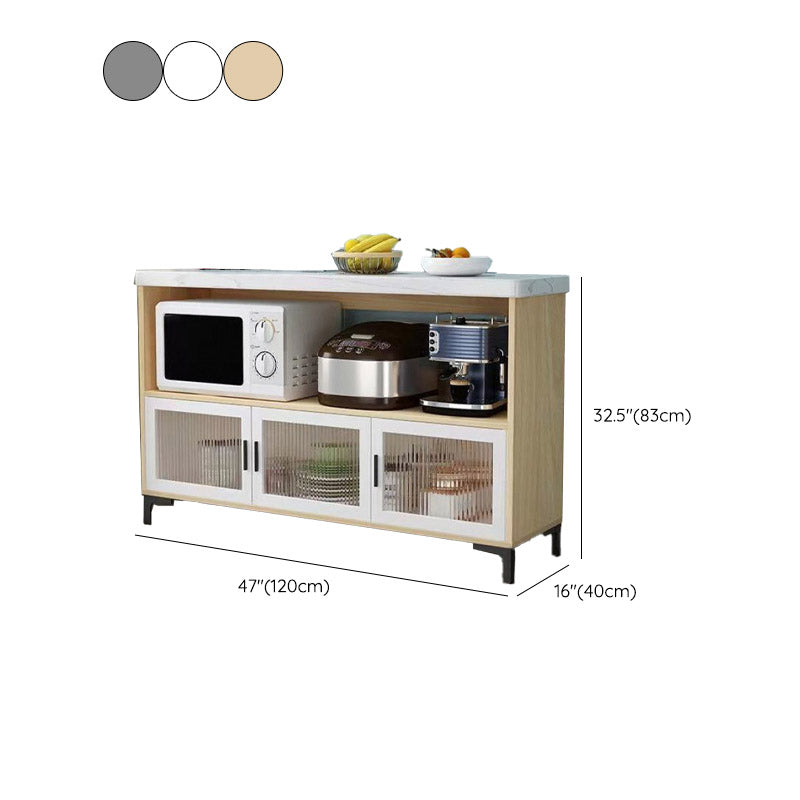 Moderne stijl keukeneiland tafel dubbelzijdig kast keukeneiland