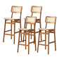 Modern Style Bar Stool Solid Wood Counter Stool for Living Room