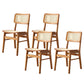 Modern Style Bar Stool Solid Wood Counter Stool for Living Room