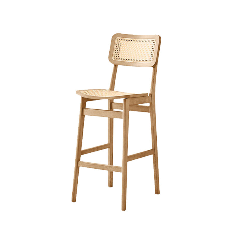 Modern Style Bar Stool Solid Wood Counter Stool for Living Room