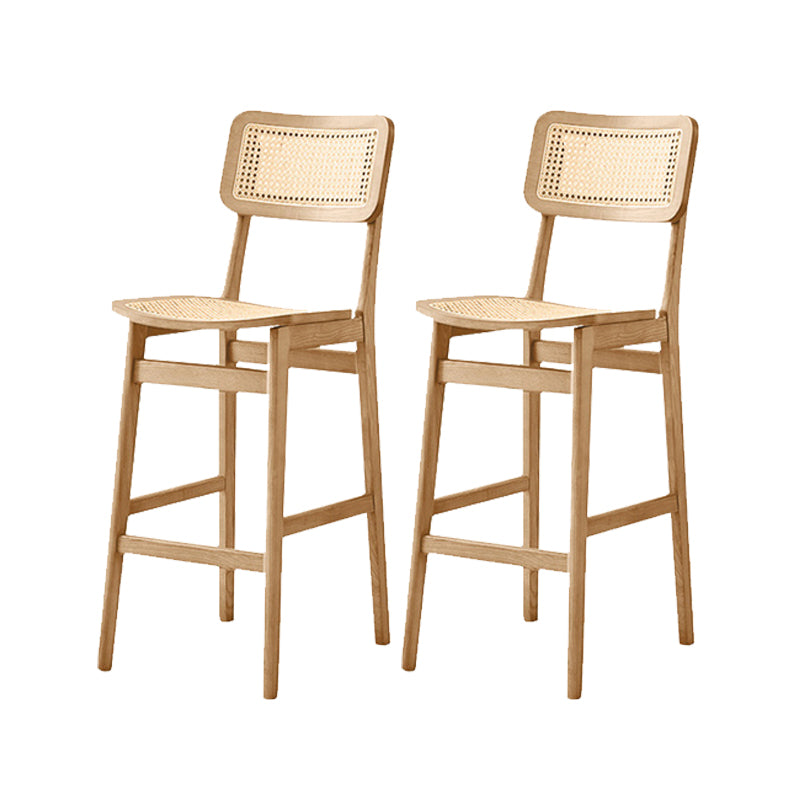 Modern Style Bar Stool Solid Wood Counter Stool for Living Room