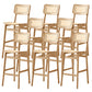 Modern Style Bar Stool Solid Wood Counter Stool for Living Room