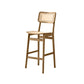 Modern Style Bar Stool Solid Wood Counter Stool for Living Room