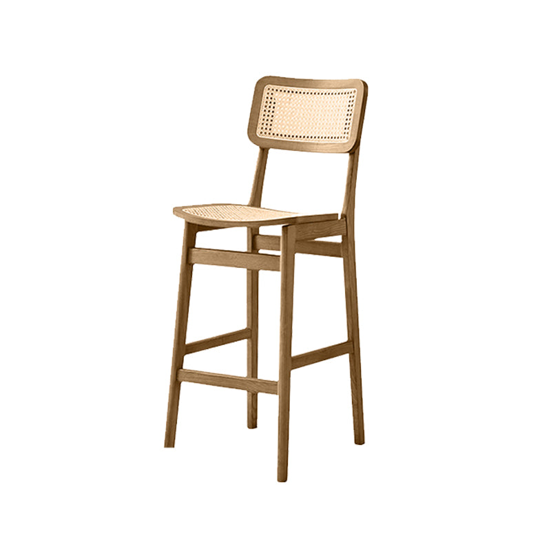 Modern Style Bar Stool Solid Wood Counter Stool for Living Room