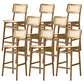Modern Style Bar Stool Solid Wood Counter Stool for Living Room