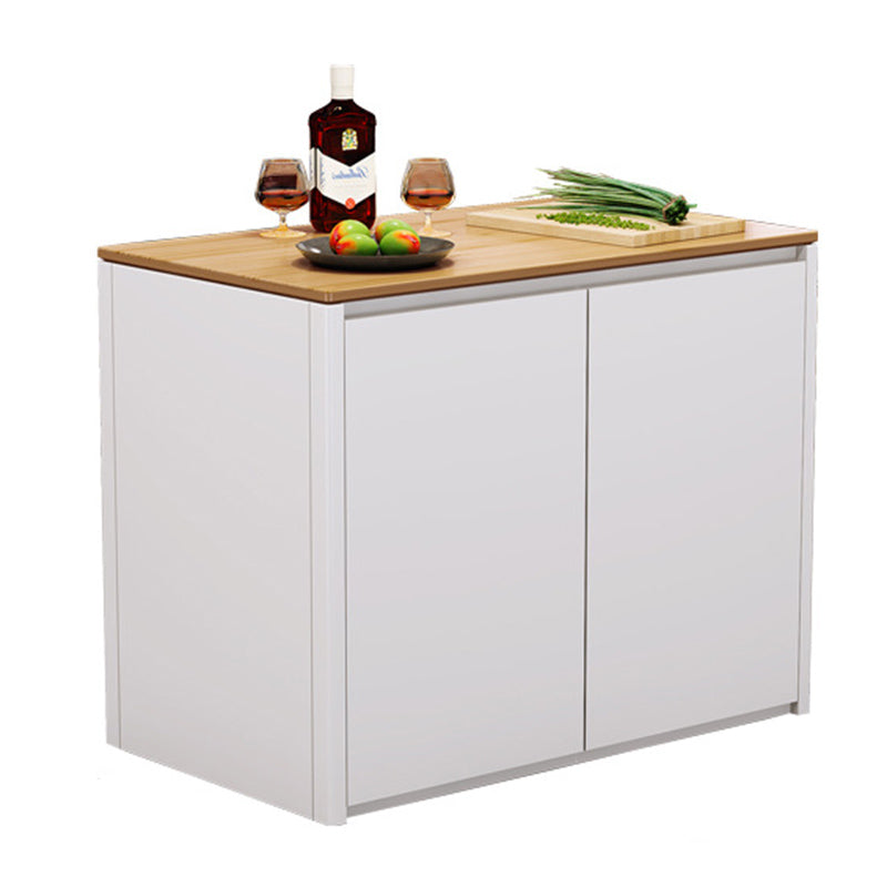 Maison de cuisine à manger table îlot d'îlot de cuisine rectangulaire moderne