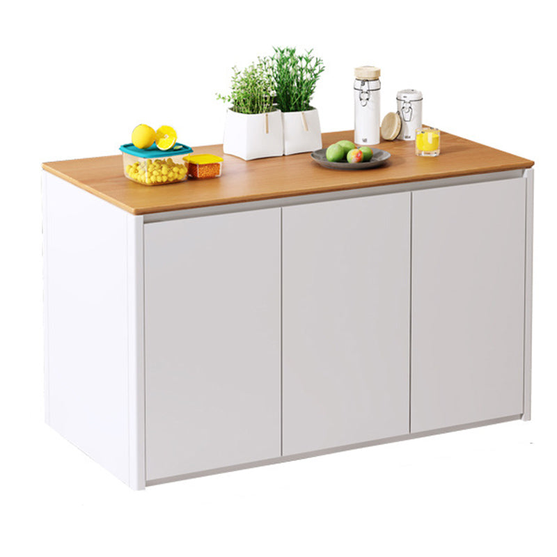 Maison de cuisine à manger table îlot d'îlot de cuisine rectangulaire moderne