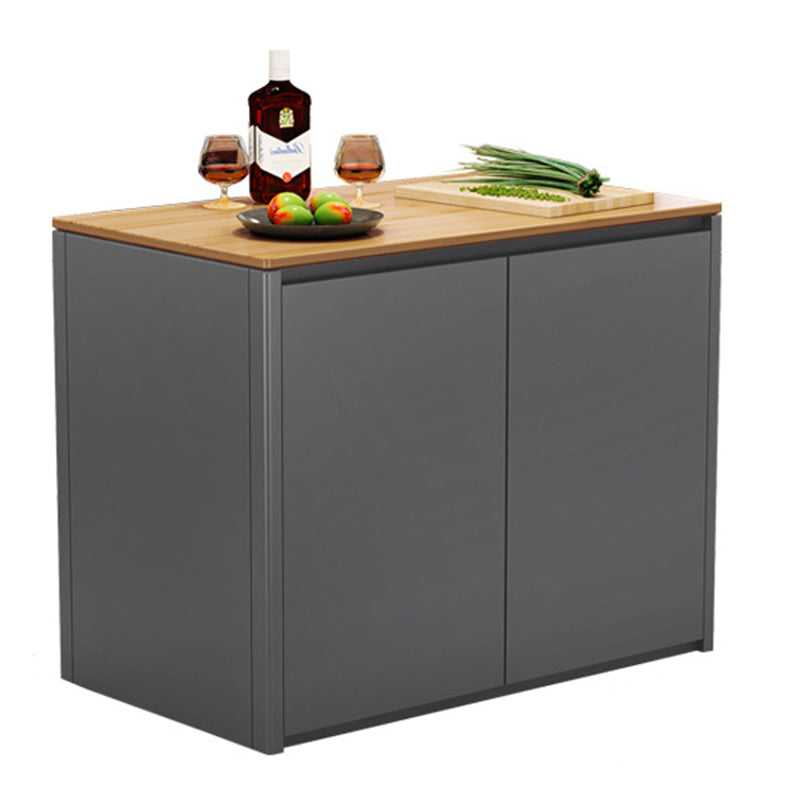 Maison de cuisine à manger table îlot d'îlot de cuisine rectangulaire moderne